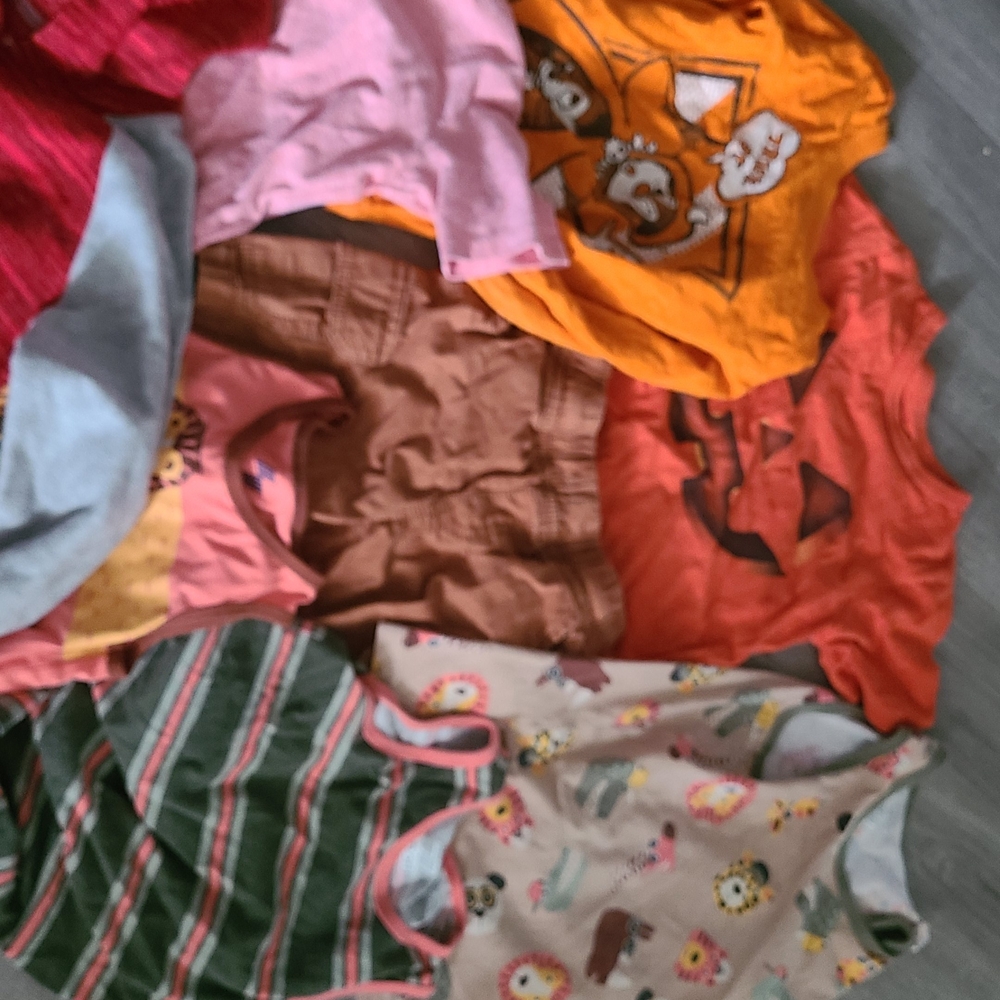 The Children's Place Kids Tank Tops - Orange, Red, Pink, Brown, Green